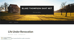 Desktop Screenshot of blakethompson.net